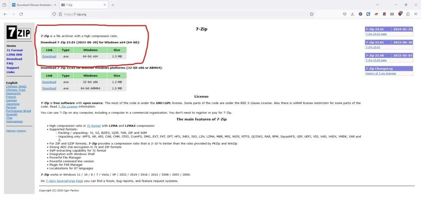7-Zip download